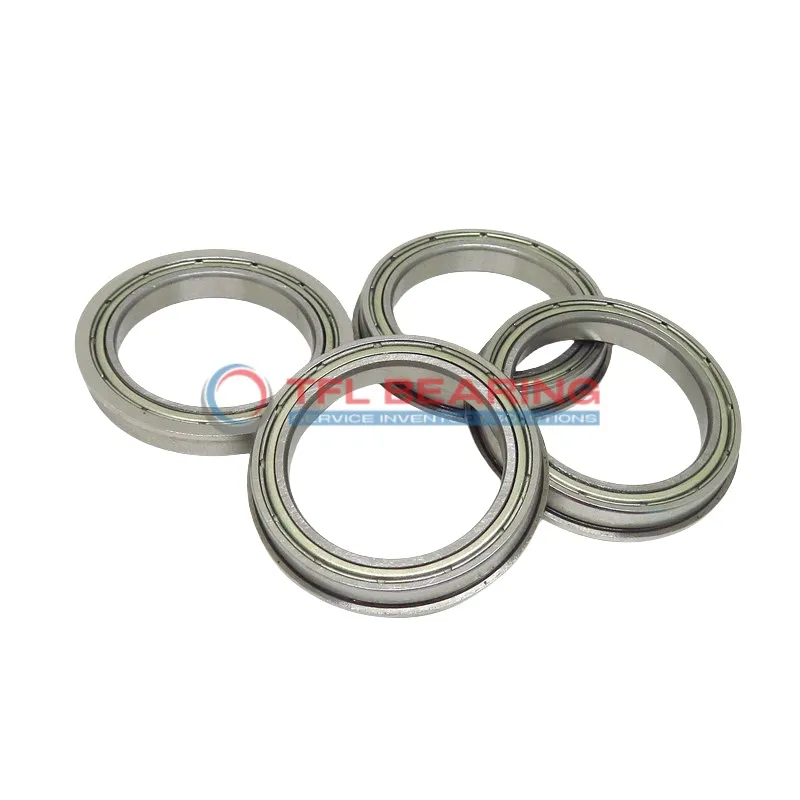 Flanged Deep Groove Ball Bearings D/W R1 R-2Z